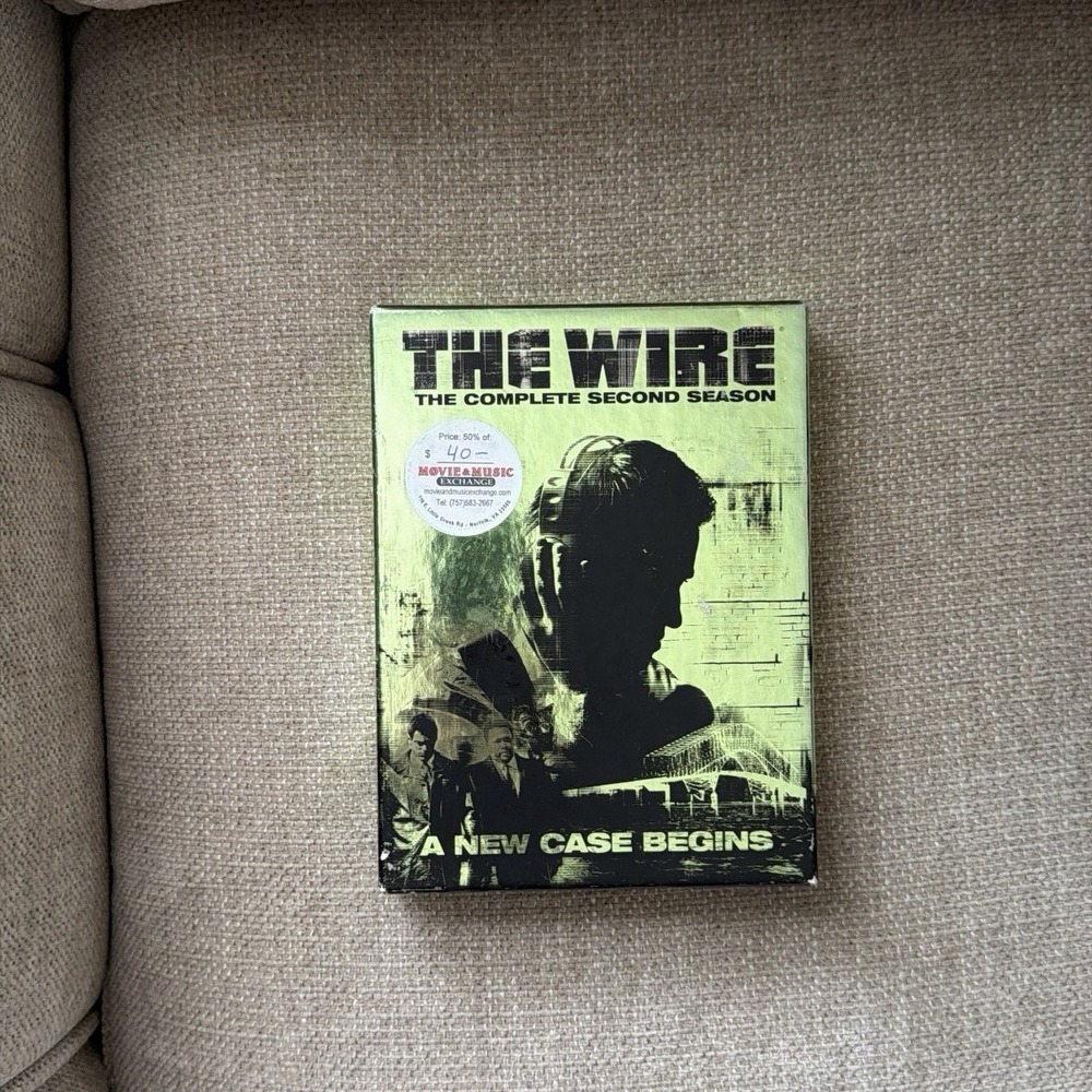 The Wire: Complete Second Season DVD (2005 HBO) 5-Disc Set Very Good Condition